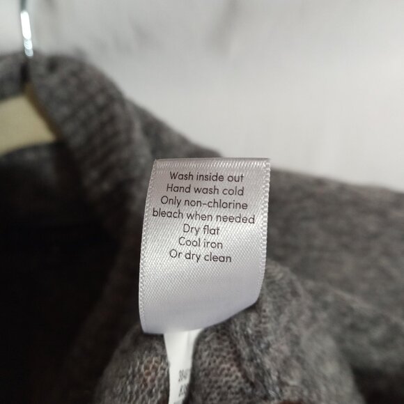 Athleta Womens Sweater Size S Wool Transit Turtleneck Pullover Top Stretch Gray - Picture 6 of 8